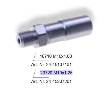 Verlängerung M10x1,25 #varinfo