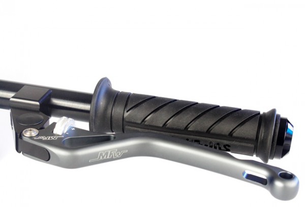 Master Lever lang SET B.110 K.280 anthrazit perlgestrahlt glänzend, silber glänzend