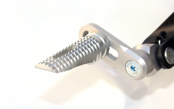 Racing EVO 2 Vario Multi Fußrastenset 25-50mm silber glänzend, silber glänzend