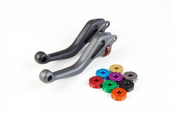 Master Lever kurz SET B.49 K.54 schwarz perlgestrahlt glänzend, silber glänzend