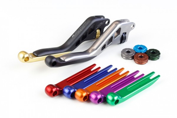 PRO Hebel SET B05.3 K22.1 schwarz glänzend, silber glänzend