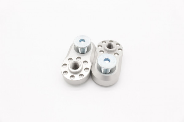 Dual-Versatzplatte 23mm silber